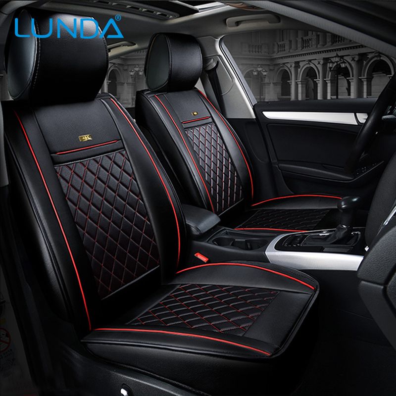 Front Rear Luxury Leather Car Seat Covers For Nissan 