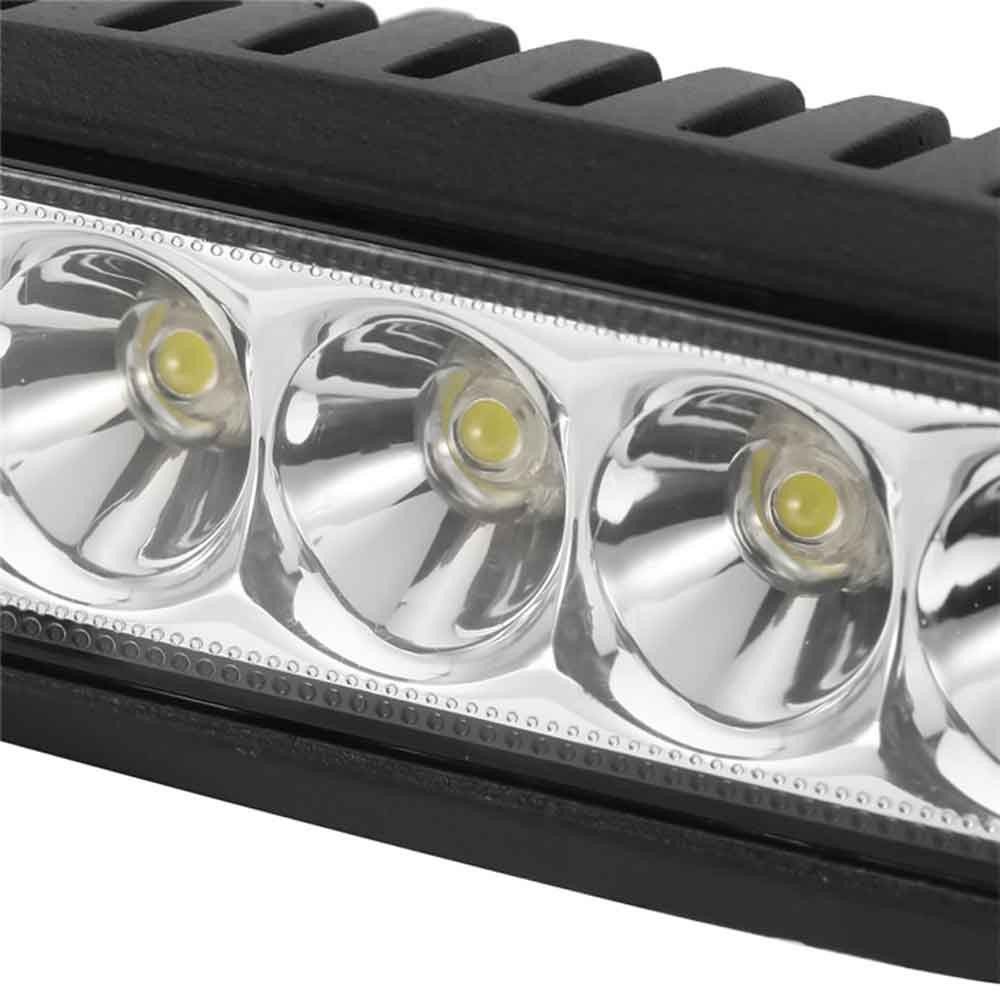 Car Spotlight Headlamp 6 LEDs 1800LM 6000K White Light Car Spotlight Headlamp 6 LEDs 1800LM 6000K White Light