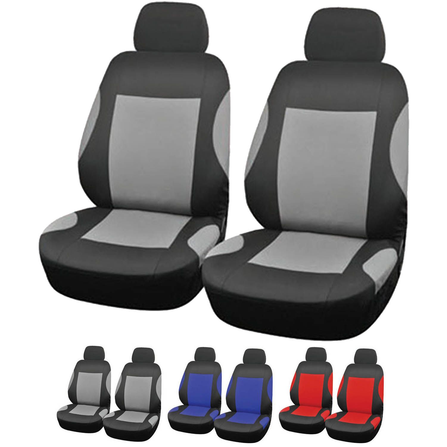 Universal 2 Front Seat Styling PGB Car Cover Auto Interior Accessories