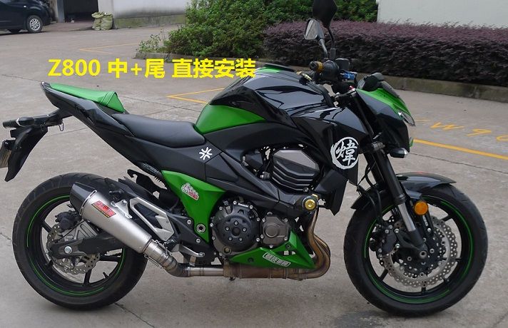 2019 Kawasaki Kawasaki Z800 Modified Motorcycle Exhaust Flame Flame