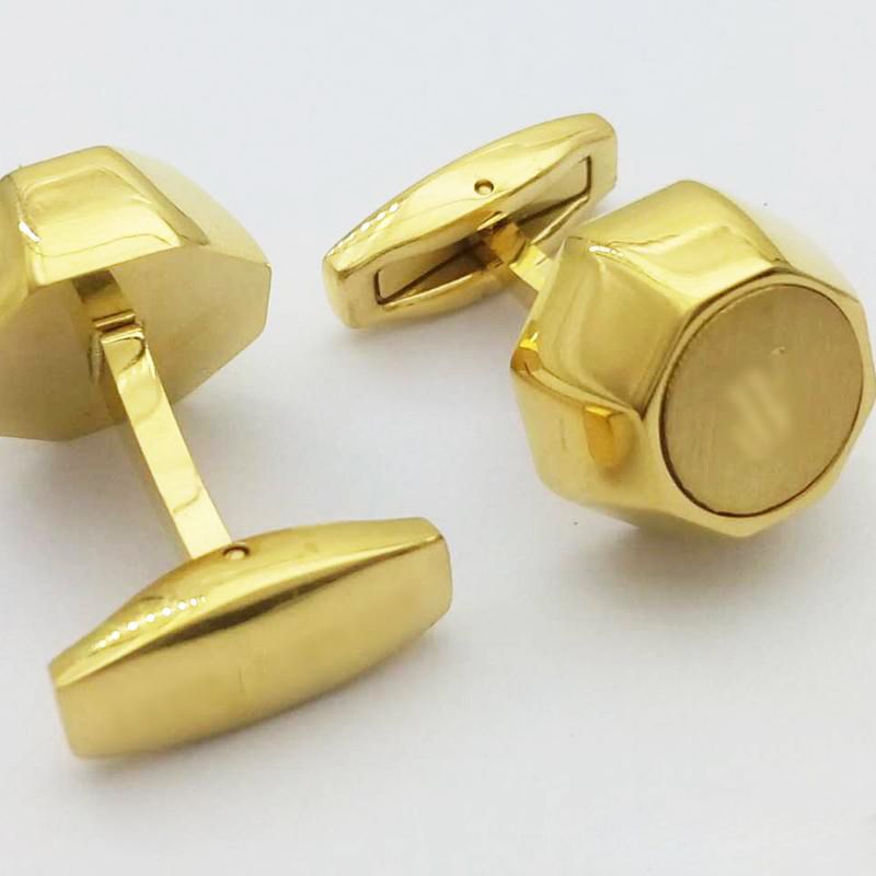 2020 Luxury Cufflinks Silver A P Cufflink Stainless Steel Cuff Sleeve