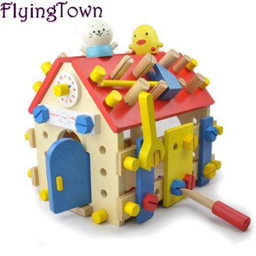Montessori Educational Toys Wooden Math Toy For Kids 3 Year Old Removable Toyembling Model House Learning Brinquedos Top Learning Toys Cool Montessori Educational Toys Wooden Math Toy For Kids 3 Year Old Removable Toyembling Model House Learning Brinquedos Top Learning Toys Cool