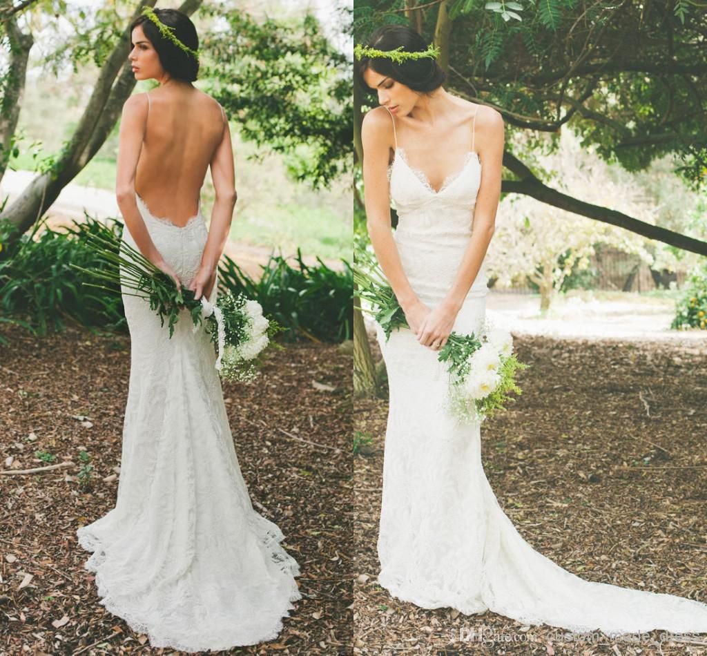 wedding dress simple boho