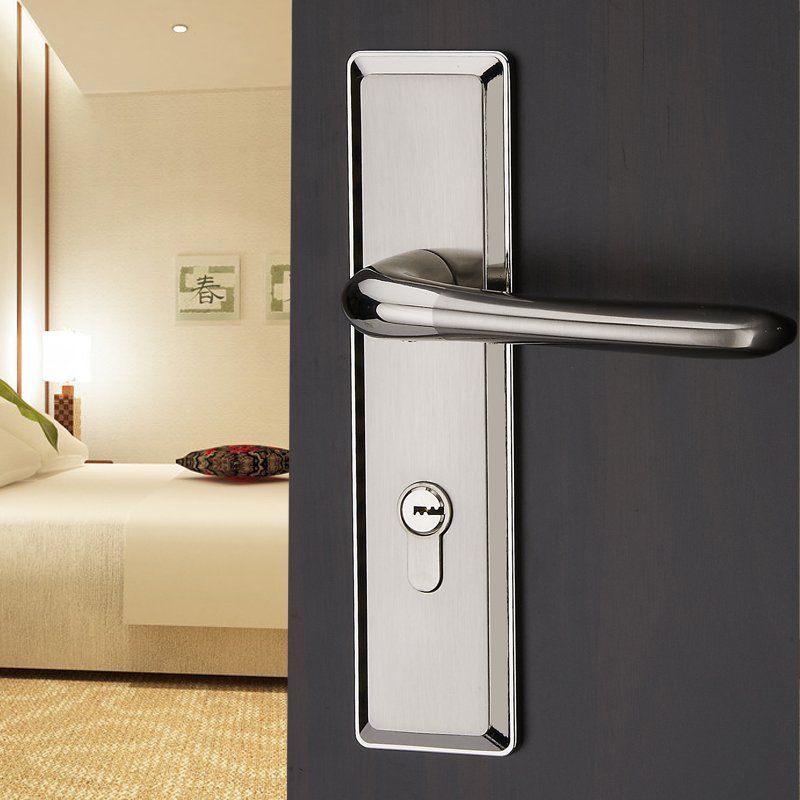 2018 the modern european style double tongue bedroom door lock door