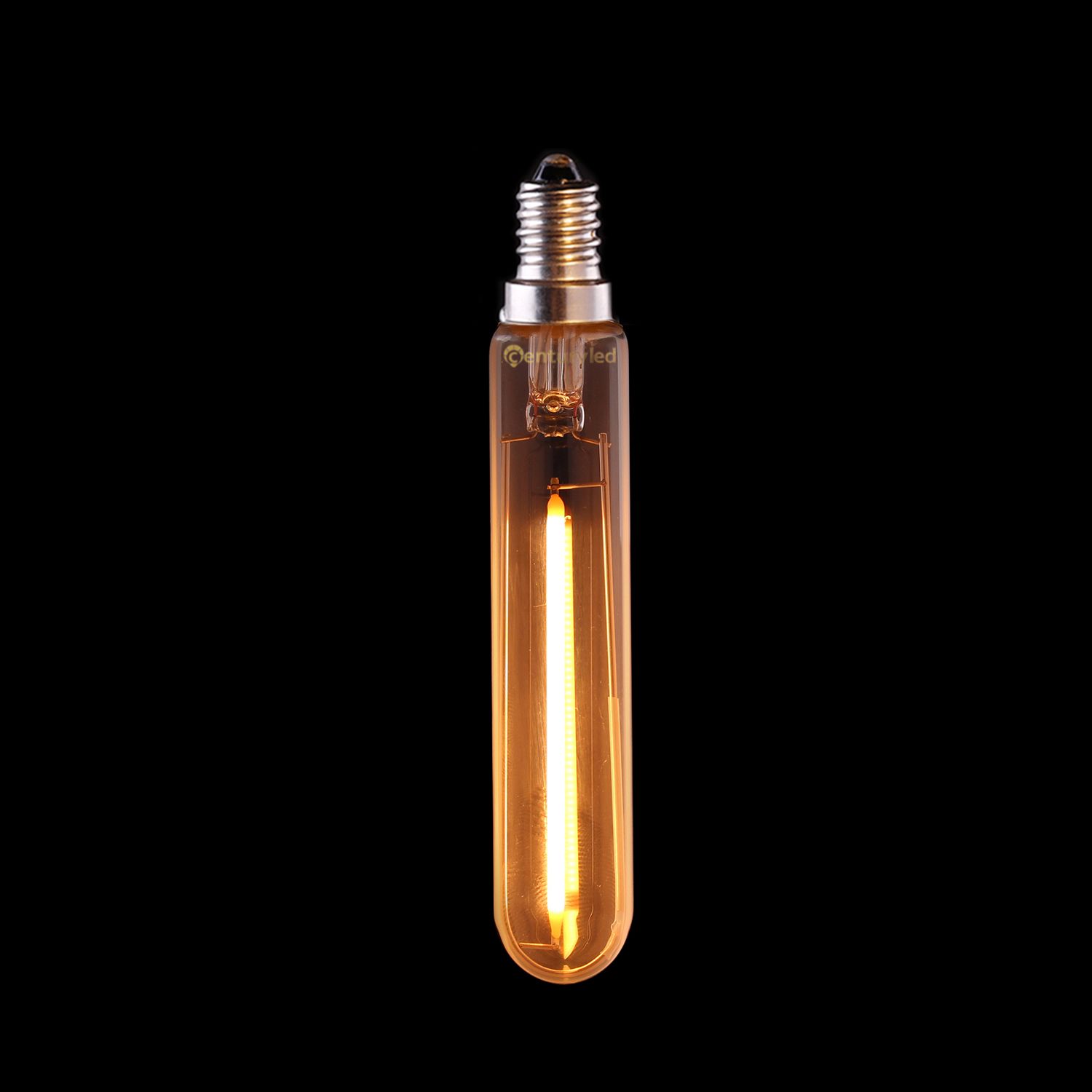 Retro Led Long Filament Bulb,1w 2200k,E12 E14 Base,Edison T20/T6 Clear
