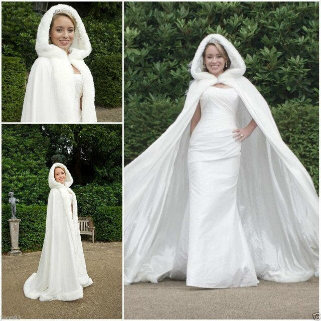 Winter Wedding Dresses with Fur