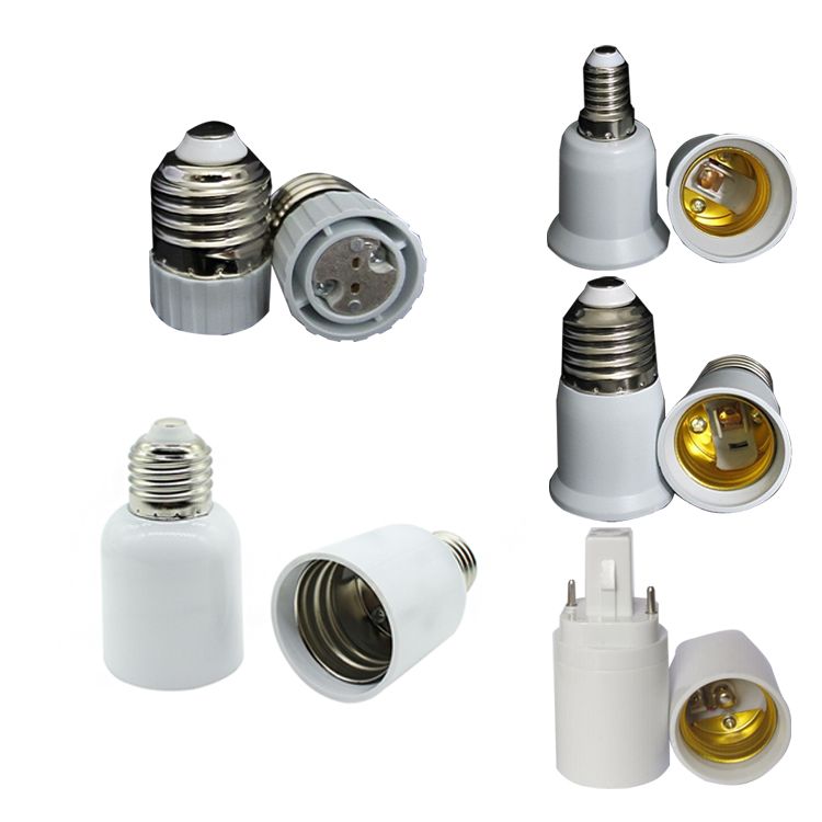 E27 To E40 Lamp Holders Sockets Converter Clamp Bases For E11 E12 E14 Sets B22 Light Wedge G9 G24 Gu24 Mr16