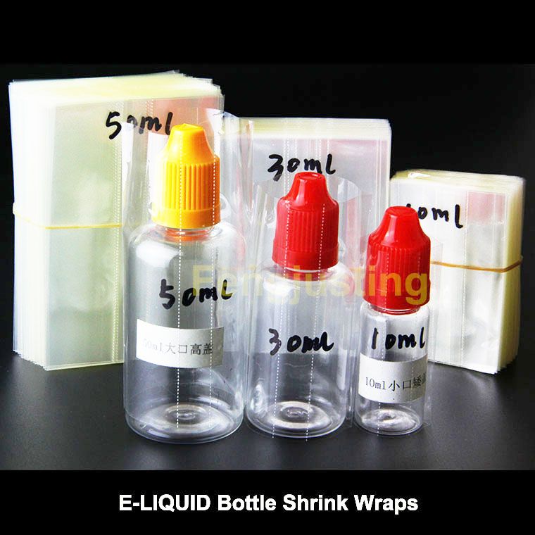 Heat Shrink Wrap Seals For 10ml Needle Dropper Bottles Plastic