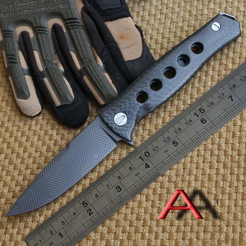 BEAR Head Mayo Russian Dr Death Ball Bearing Tactical Folding Knife D2