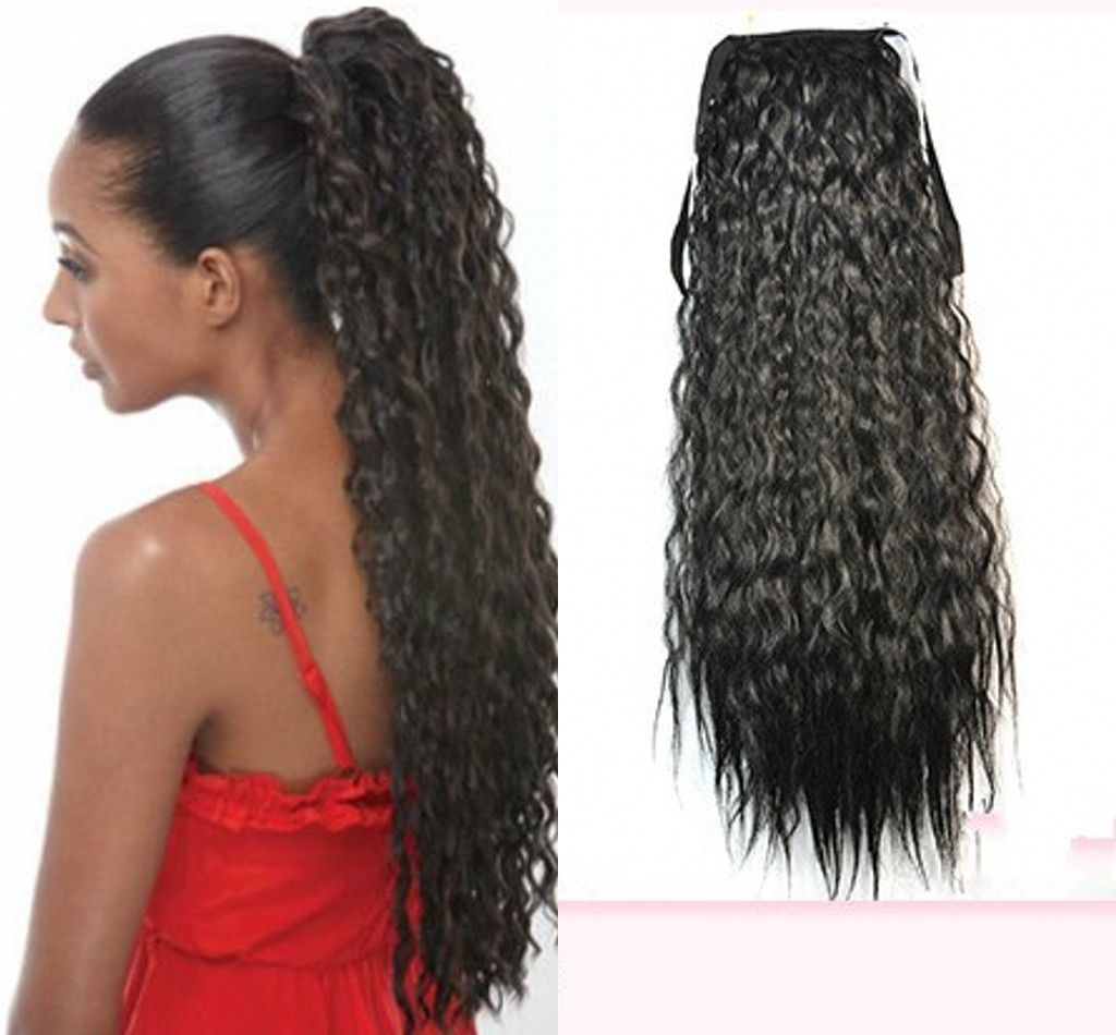 Sara Afro Puffs Ponytails Drawstring Kinky Deep Curly Hair