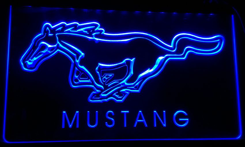 2020 LS041 B Ford Mustang LED Neon Light Sign From Shinning168, $11.91 ...
