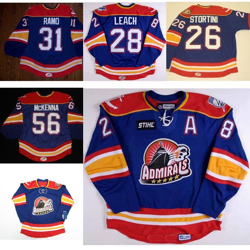 2019 2017 Mens Womens Kids AHL Norfolk Admirals 26 Stortini 28 Jay