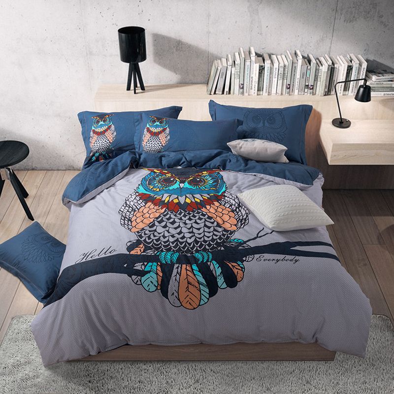 Yadidi 100 Cotton Queen Owl Bedding Set 3d Cartoon Bed Include Yadidi 100 Cotton Queen Owl Bedding Set 3d Cartoon Bed Include Duvet Cover Sheet Pillowcases King Twin Size With 297 24 Piece On Yong8 S