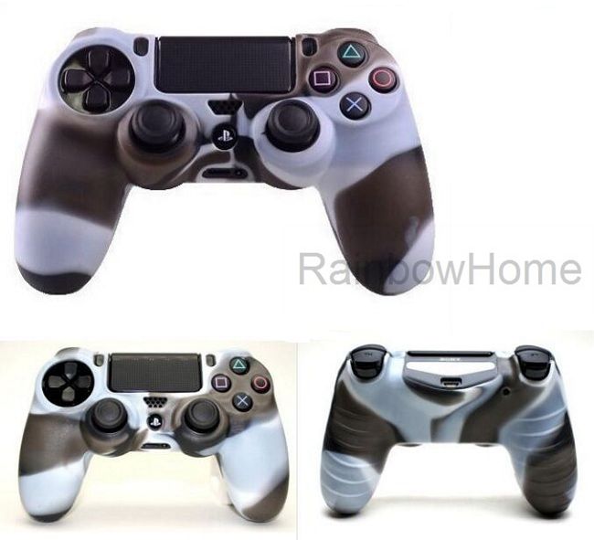 satin al yumusak silikon jel kaucuk koruyucu kol kilif cilt playstation dualshock 4 ps4 ps3 xbox one 360 kablosuz denetleyici gamepad tl7 53