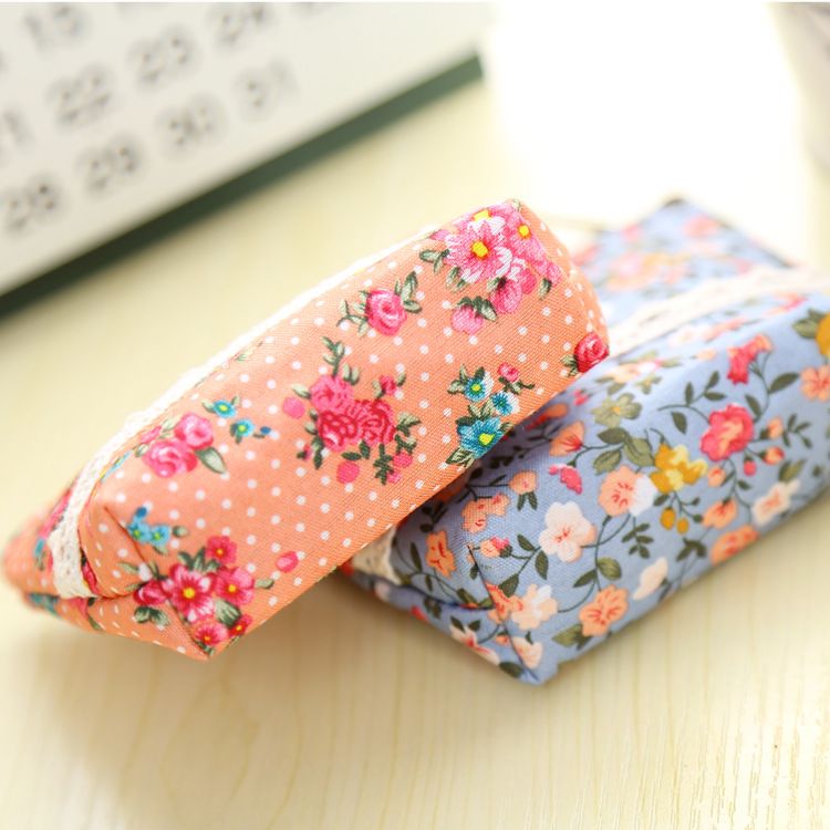 Girls Vintage Flower Coin Purse Canvas Package Baby Girls Beautiful Mini Coin Bag Kids Printed ...