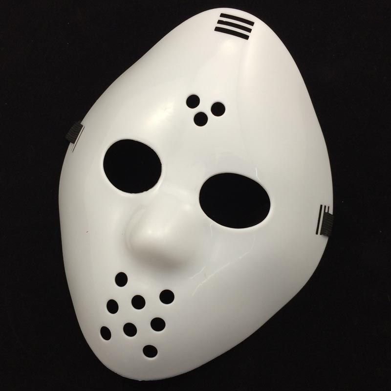 Cheap Killer Jason Mask Cosplay Party Mask Full Face White Mask Film