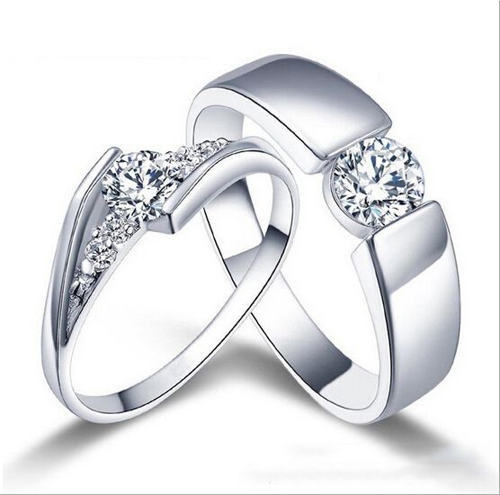 wholesale 925 sterling silver rings couple