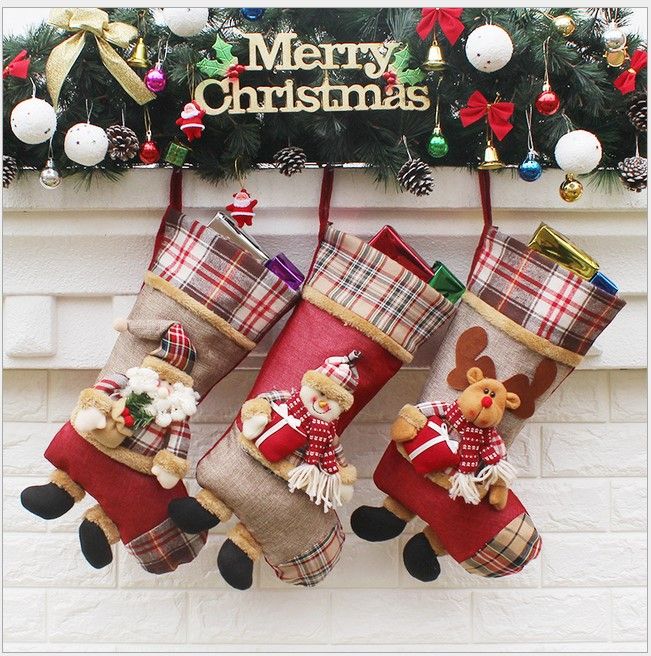 top cotton plaid christmas stockings santa christmas stocking christmas decoration wedding candy socks bags xmas boots stocking for kids gif christmas - Plaid Christmas Stockings top cotton plaid christmas stockings santa christmas stocking christmas decoration wedding candy socks bags xmas boots stocking for kids gif christmas - Plaid Christmas Stockings