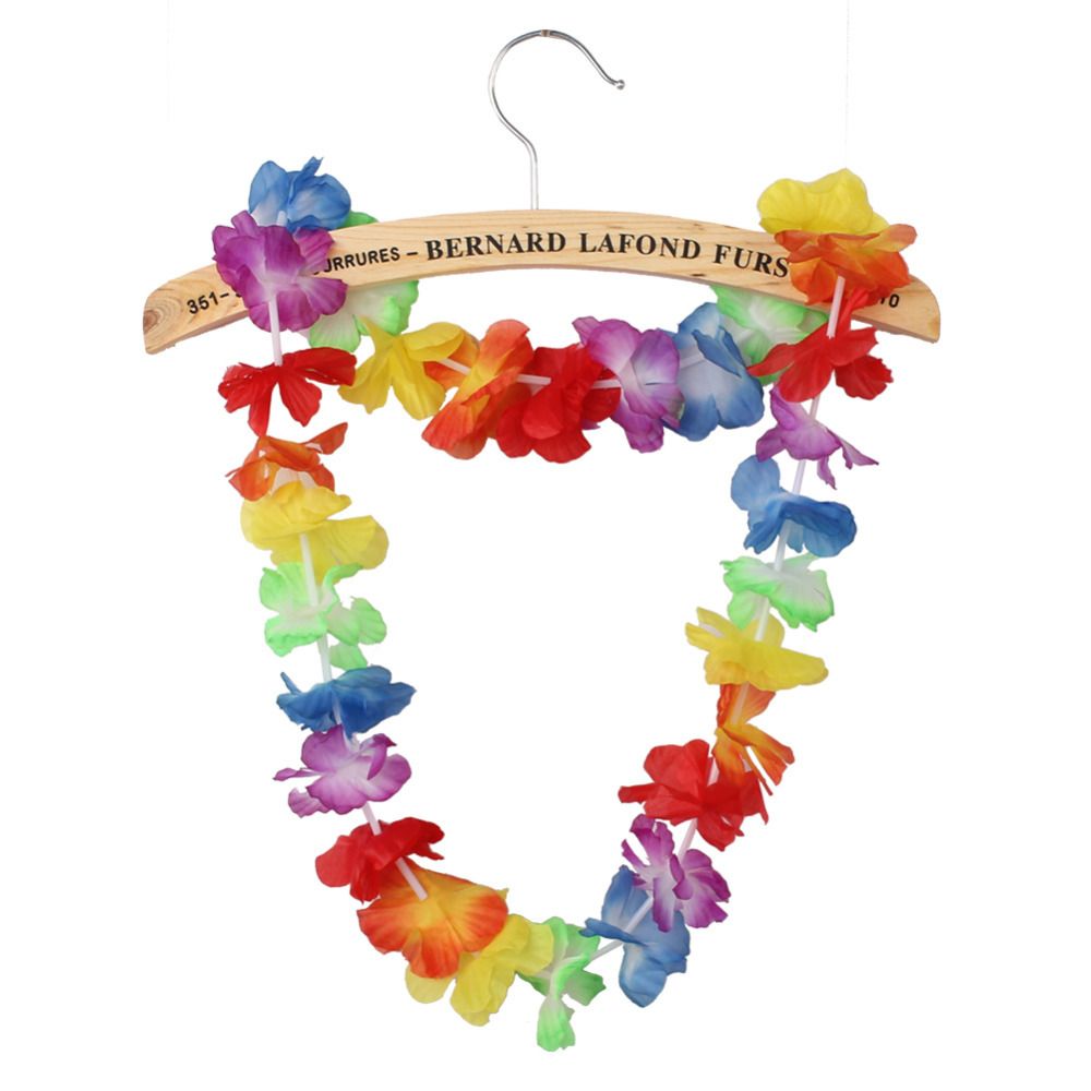 garland paper artificial flowers hawaiian tropical party hen night hawaiian flower paper