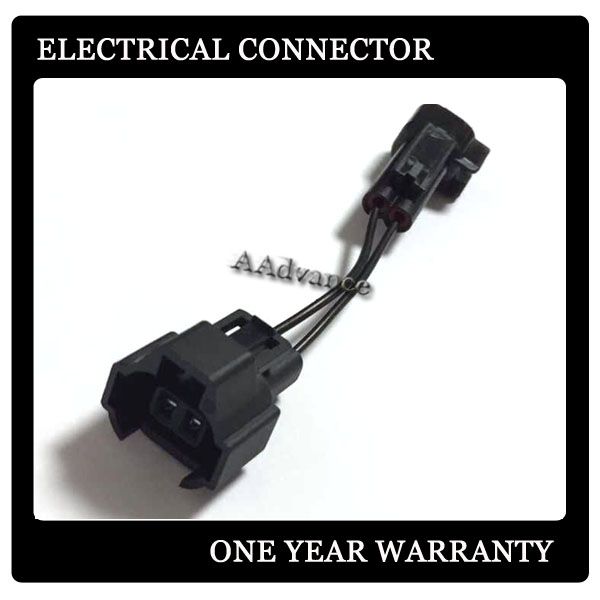 EV14 Male To Denso Female Fuel Injector Wiring Harness Connector From