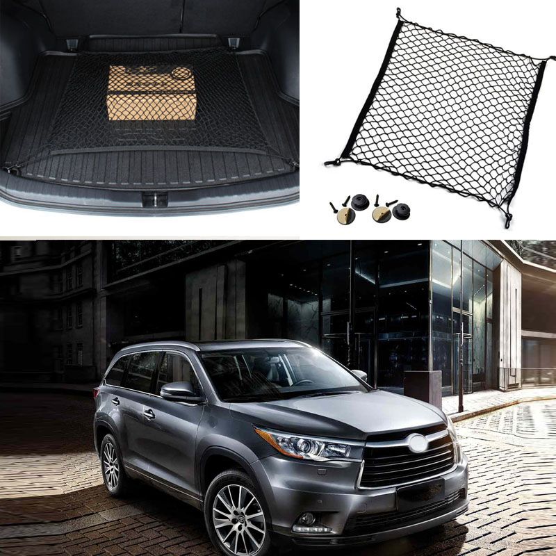 For Toyota Highlander Rear Trunk Cargo Organizer Storage Net Luggage