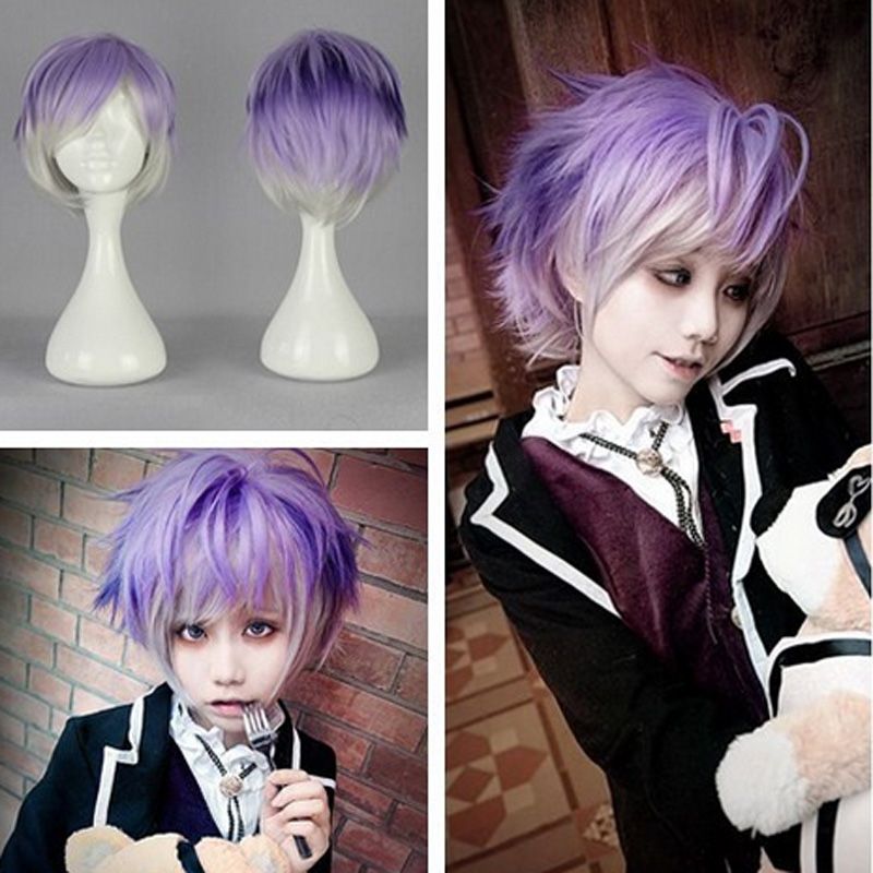Fashion Synthetic Hair 32cm Men Hairstyle Diabolik Lovers 