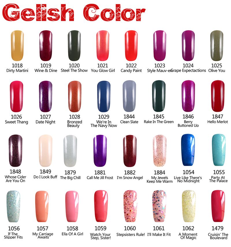 2016 Hot Sale Nexu Gelish Nail Polish Soak Off UV/LED Gel ...