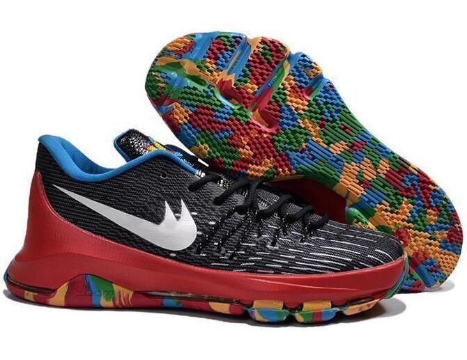 Acquista Uomini Hot Kevin Durant KD 8 Scarpe Da Basket V8 Cremisi