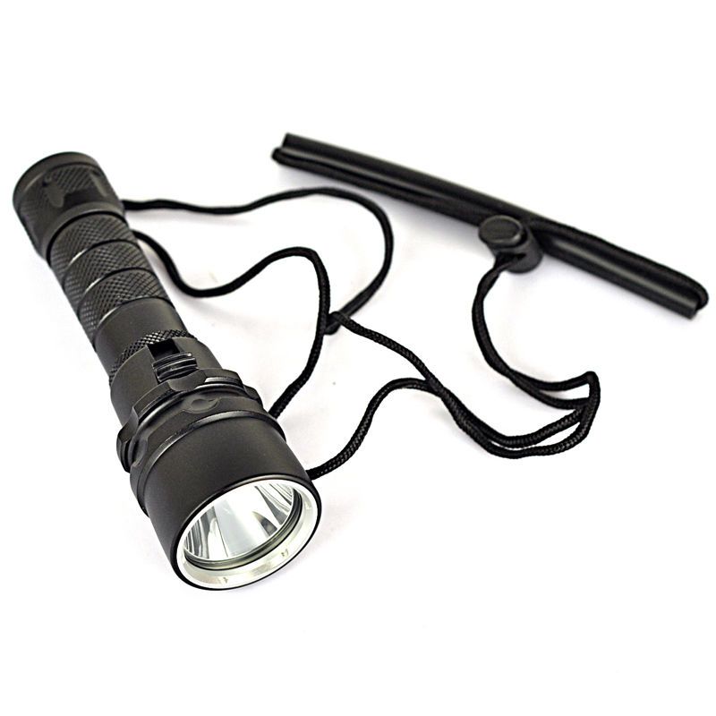 2500LM XM L T6 LED الغوص الغوص مضيا الشعلة ضوء مصباح تحت الماء