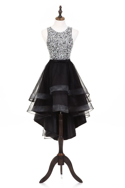 Vestido negro con plata Clearance