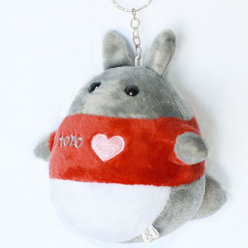 totoro keychain plush