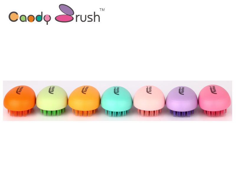 Candy Brush Popular Colorful Hair Brush Convenient And Hand Made Candy Egg Shaped Comb Oval Wet