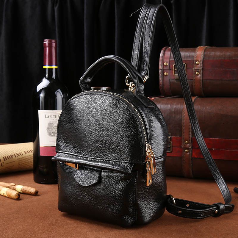 2017 High Quality Top Genuine Leather Leisure Shoulder Bag Brand Of Backpack The European And ...