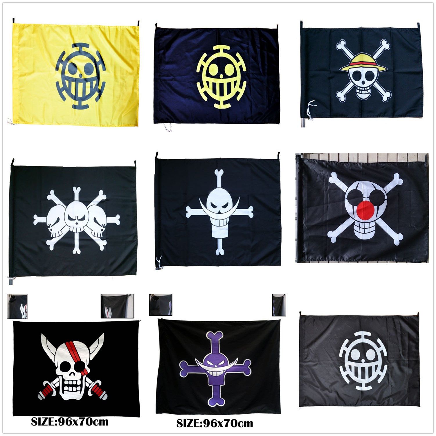 one piece flags anime