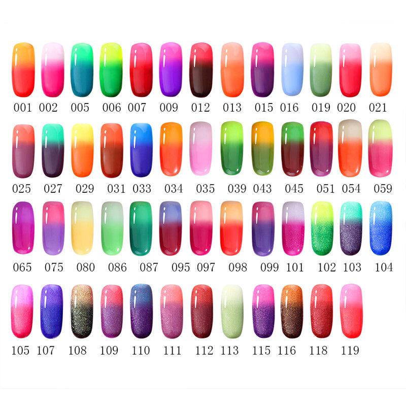 UV Nail Polish Gel Temperature Change UV Nails Mood Changing Gel Polish