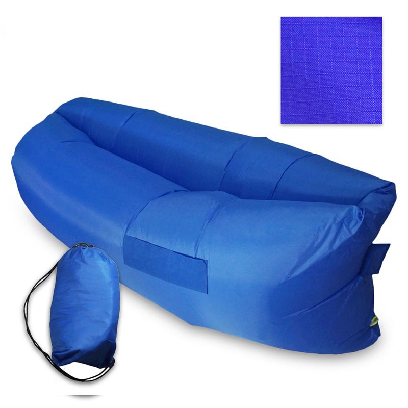 Fast Inflatable Sleeping Bag 10 Seconds Quick Open Lazy Sleeping Bed Folding Sofa Beach Sleep