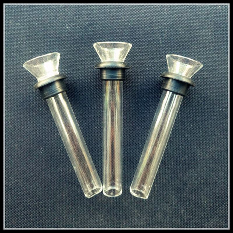 2021 Glass Male Slides And Female Stem Slide Funnel Style With Black