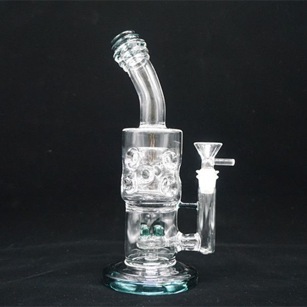 2020 10 Inch Fab Faberge Egg Bongs Water Pipe With Hollow Holes 14mm