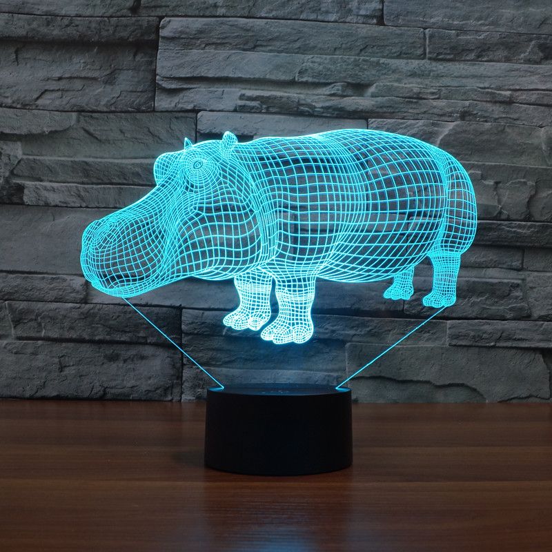 2018 Rhinoceros Animal Diy Acrylic 3d Lamp Night Light Usb Led Power 2018 Rhinoceros Animal Diy Acrylic 3d Lamp Night Light Usb Led Power Bank Bedroom Wedding Decoration Base Powerbank Conversion From Youduo 9 55 Dhgate