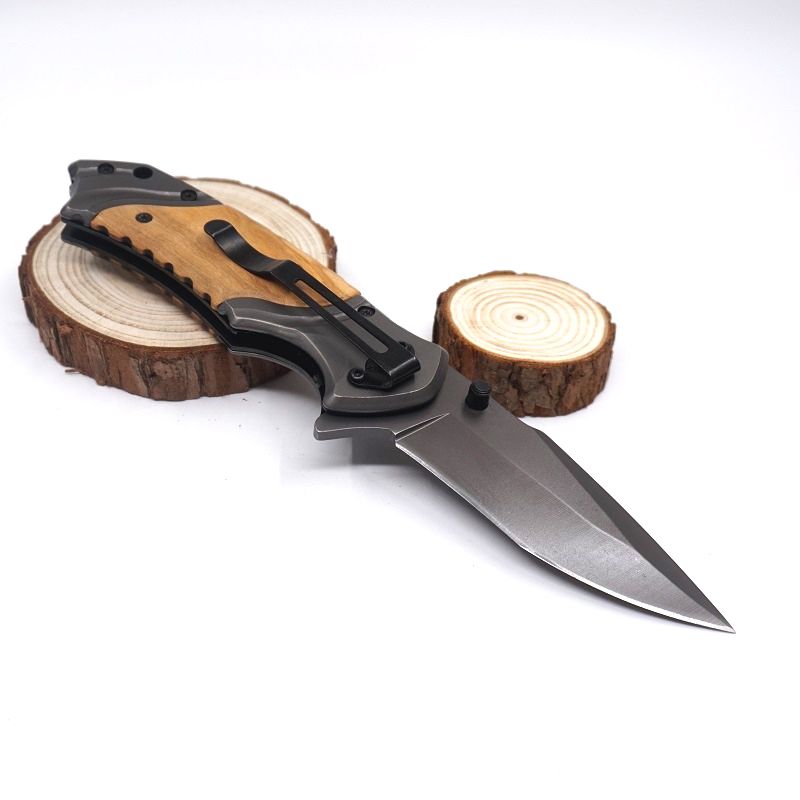 New! Browning Knife X49 Tactical Survival Folding BladeHardened 440C