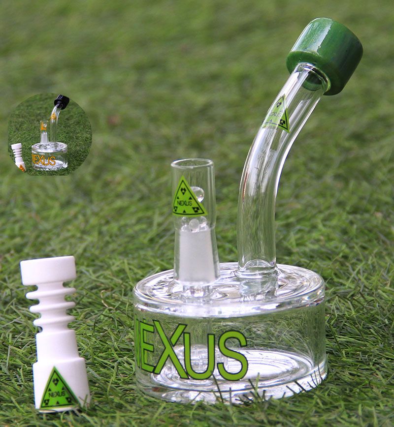 2021 Nexus Glass Bong Oil Burner Tire Percolator Vapor Rig Glass