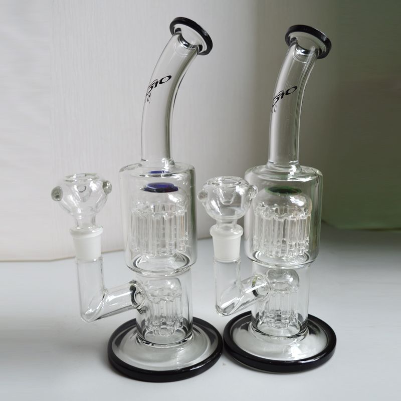 2020 Water Glass Bongs 20 Arm Tree Perc TORO Bong 10 Inches Height 18mm