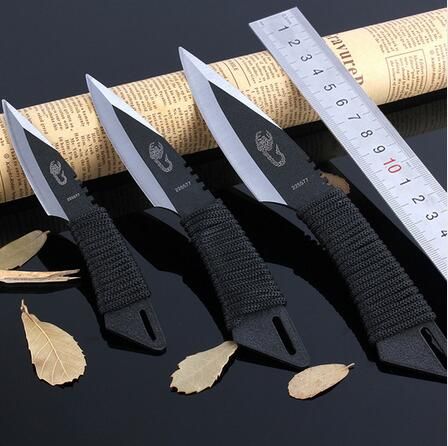 8 /Set Hiking Knife Survival Knife Set Throwing Knife Diving ...