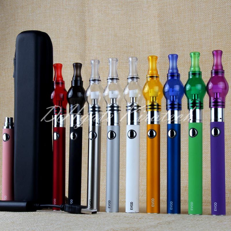 Vaping EVod Pen Wax Vape Tank Vaporizer Globe Glass Cotton Coil Atomizer Vaporiser 510 EGo Multi