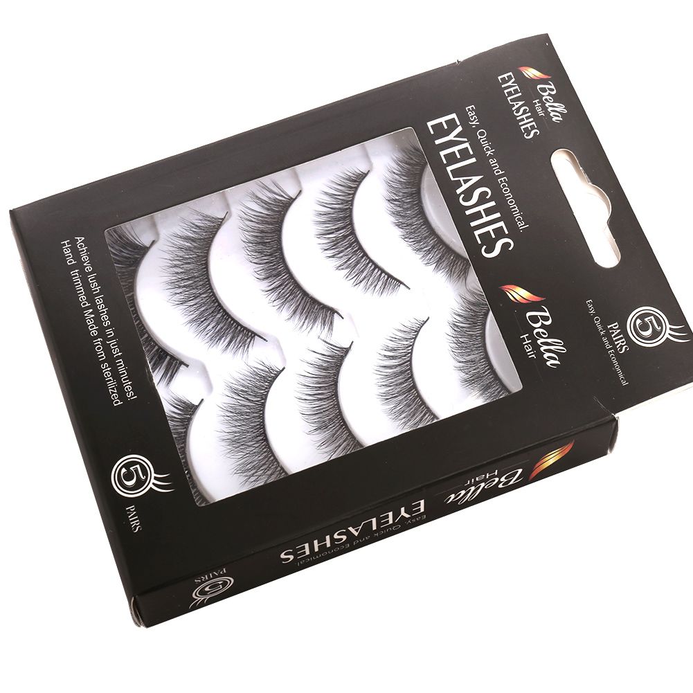 Högsta kvalitet falska ögonfransar smink syntetiska ögonfransar / box bellahair gratis frakt fantastiskt er wow