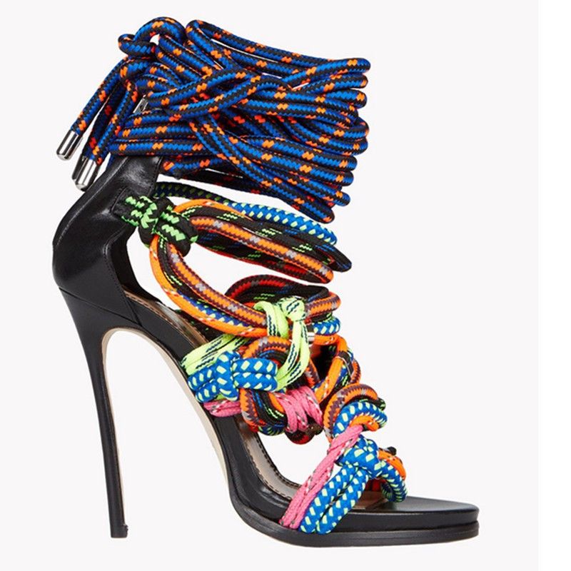 Sale Multi Ropes Gladiator Sandals Women 2017 New Shoes