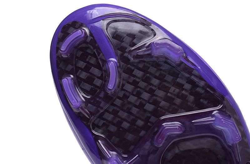 2022 Brand New CR7 Soccer Cleats Purple Black Color Mercurial Superfly IV ACC FG Football Boots 