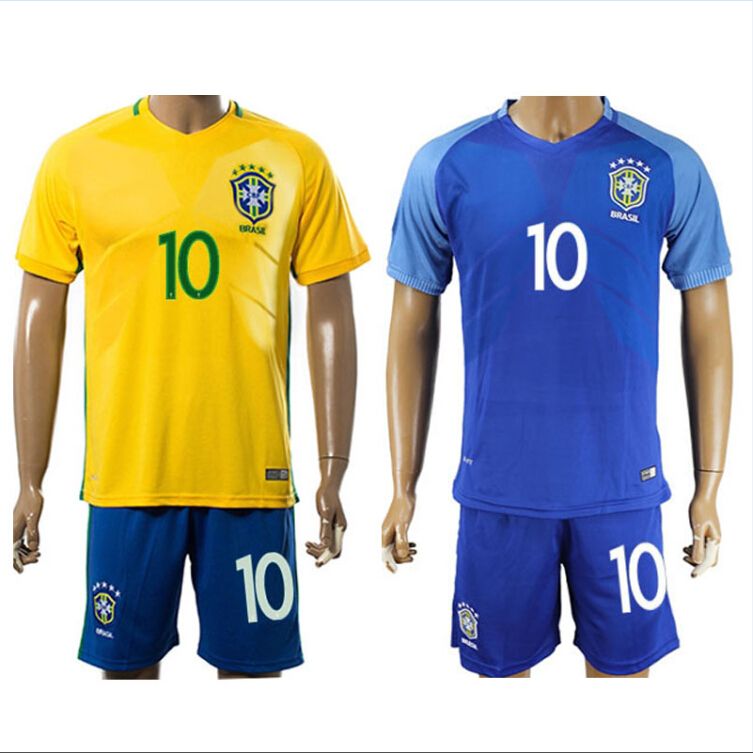 2019 16 17 Brazil Soccer Jerseys Shirts Sets Neymar Kaka Hulk Oscar