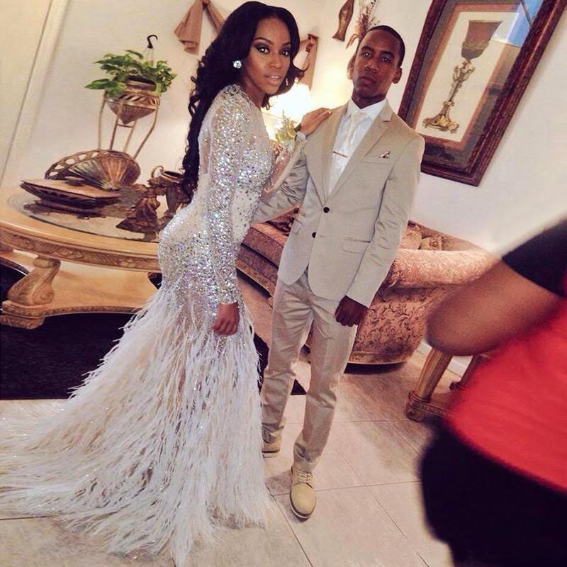 Feather Prom Dresses