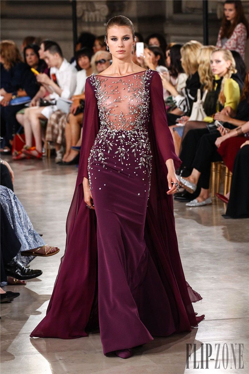 Compra Vestidos Elegantes De Noche De Georges Hobeika Vestidos De Noche  Shein Bateau Cuello Alto Con Cuentas De Sirena Mangas Largas Vestidos De  Noche Lentejuelas Vestido Formal Barato | Entrega Rápida Y